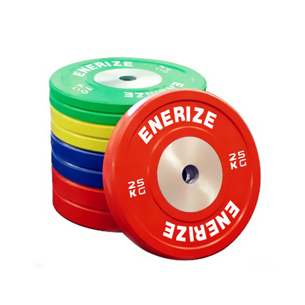 Colored Rubber Bumper Weight Plates