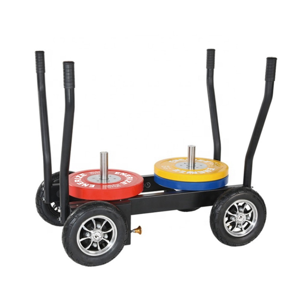 Power Training Weight Sled Tank With Wheels for Cross Fit