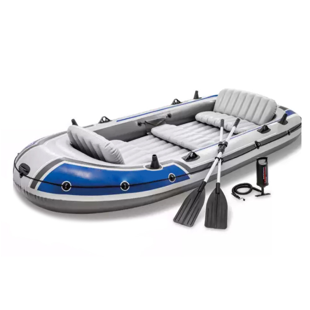 Professional excursion 3 4 5 person set sea rowing boats large inflatable kayak PVC inflatable boat