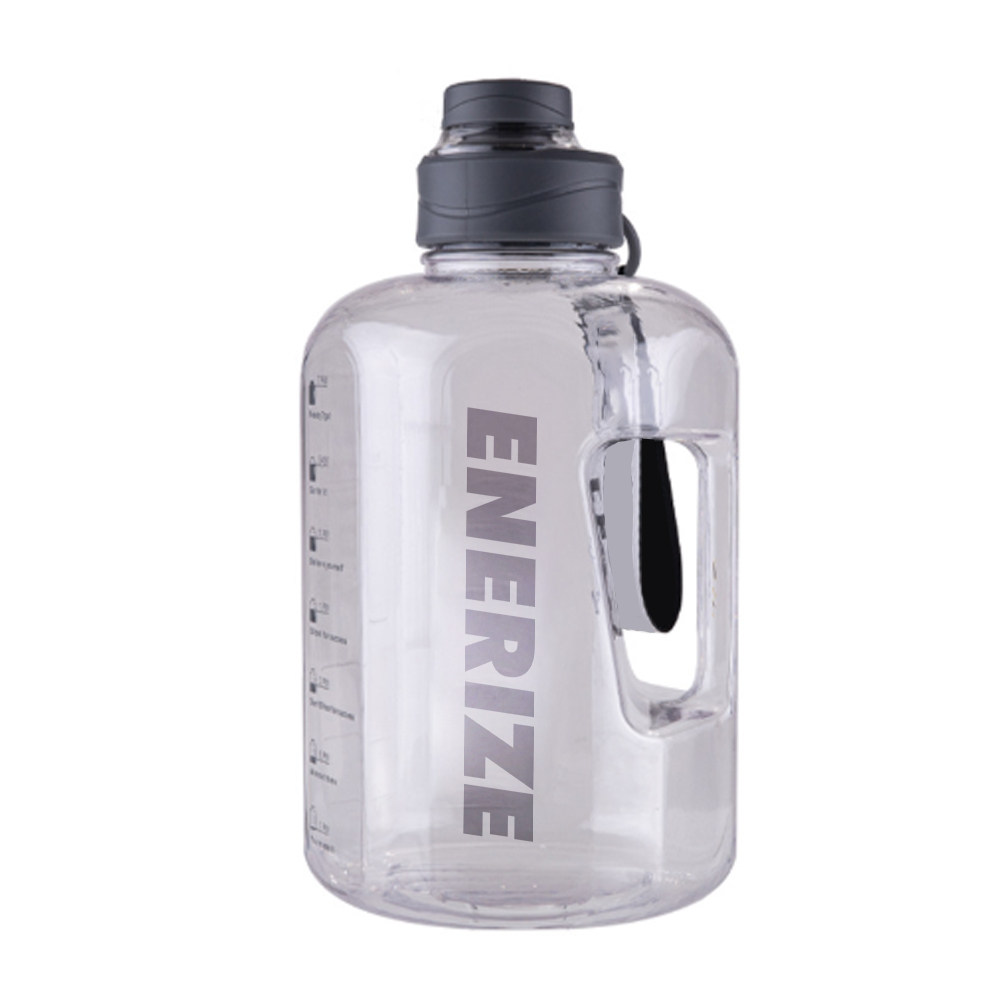 2.2L Half Gallon Water Bottle with Straw and Handle Fitness Sports Water Bottle for Home Office Gym Reusable Water Jug