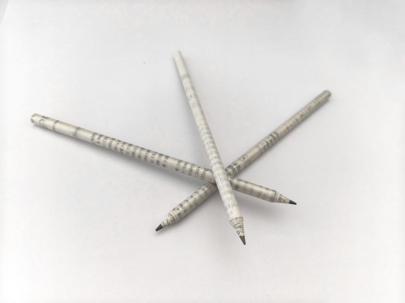 Newspaper Series Paper Pencil