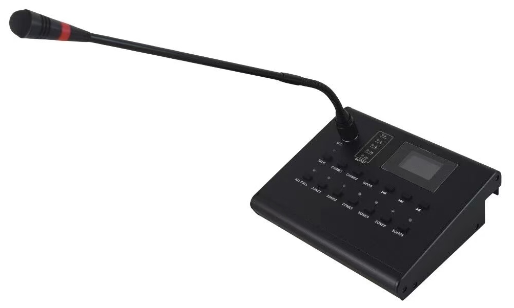 6 Zone Mixer Amplifier  remote microphone FY-60RM for FY-120I/FY-240I/FY-350I/FY-500I