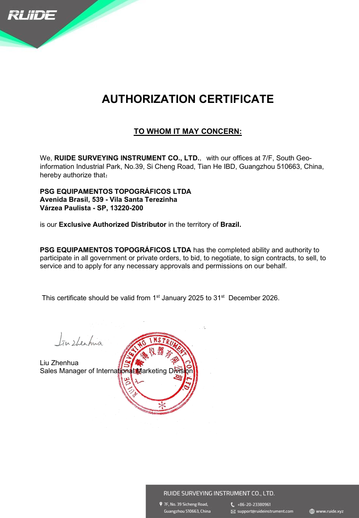Authorization Certificate (Brazil)