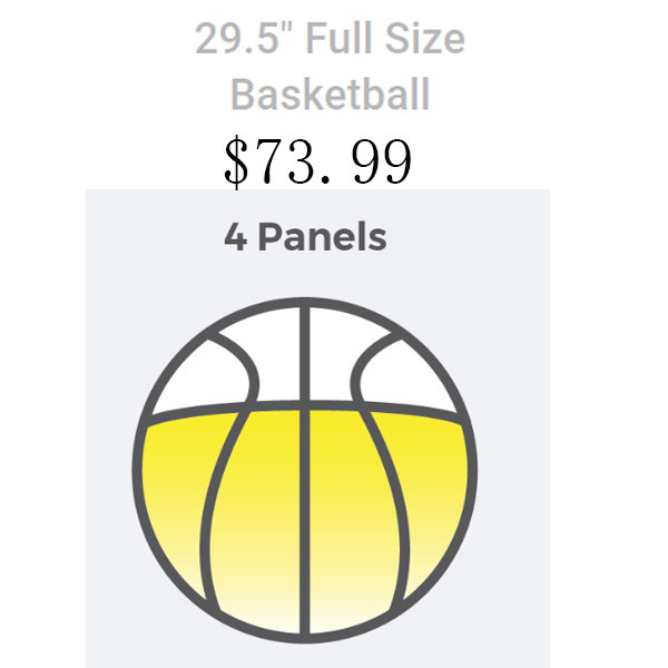 篮球第五分类的模版大尺寸四片