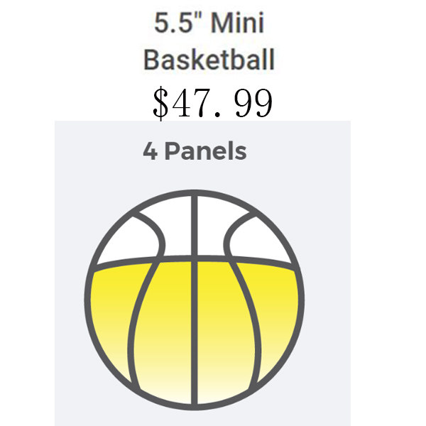篮球第五分类的模版小尺寸四片