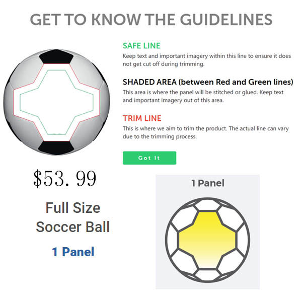 足球大尺寸单面第五分类