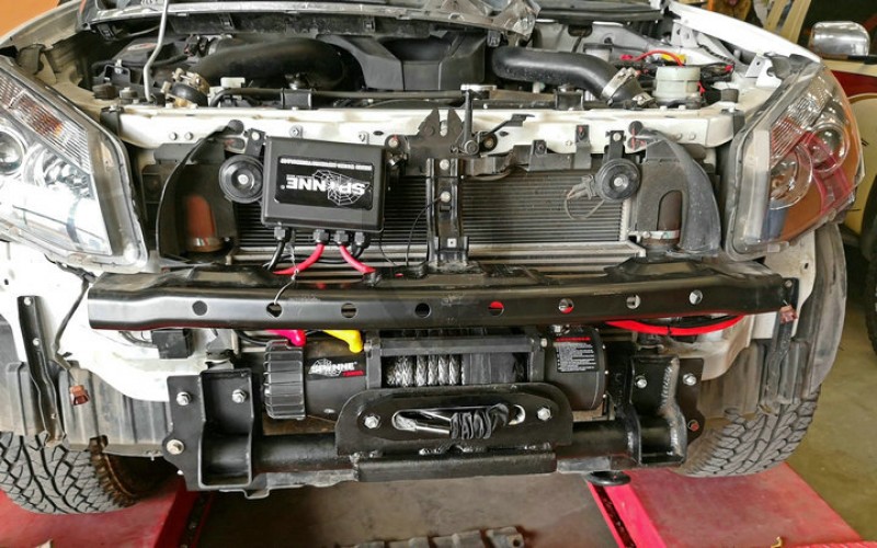 五十铃 d-max m-ux 牧游侠 绞盘托架 【CY】