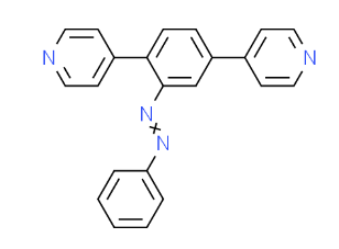 4,4'-(2-(phenyldiazenyl)-1,4-phenylene)dipyridine(混合构型)