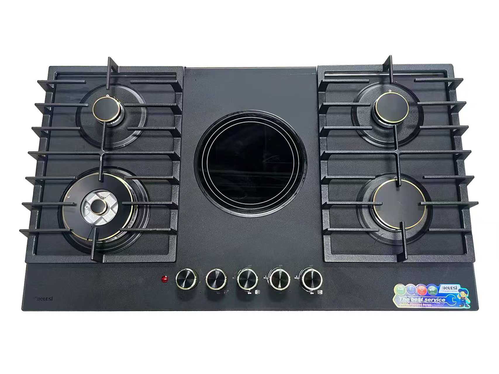 BUILT-IN 4+1 COOKER HOB