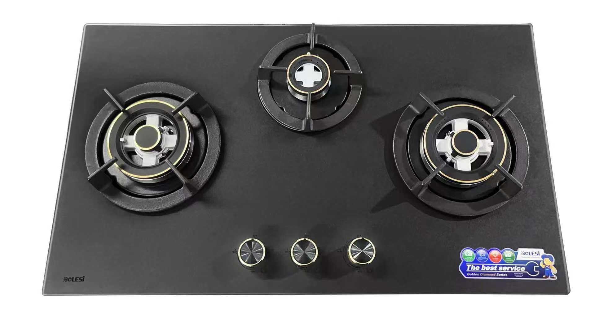 BUILT-IN 3 GAS STAINLESS