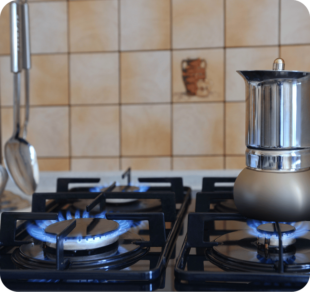 Built-in gas stove