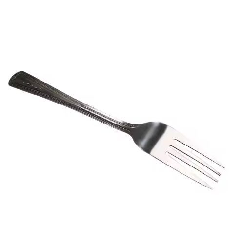 Stainless steel fork for household use