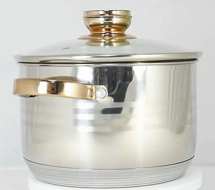 Stainless steel cooking pot