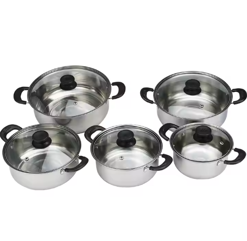 Stainless steel pot set