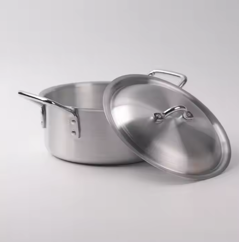 Stainless steel 4-piece kitchen pot with buckle and lid