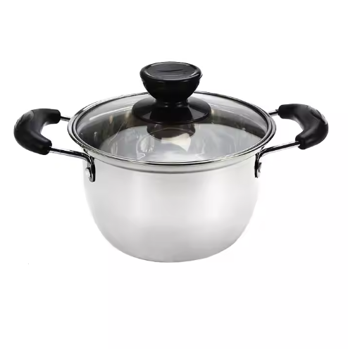 Stainless steel 5-piece kitchen pot With protective adhesive