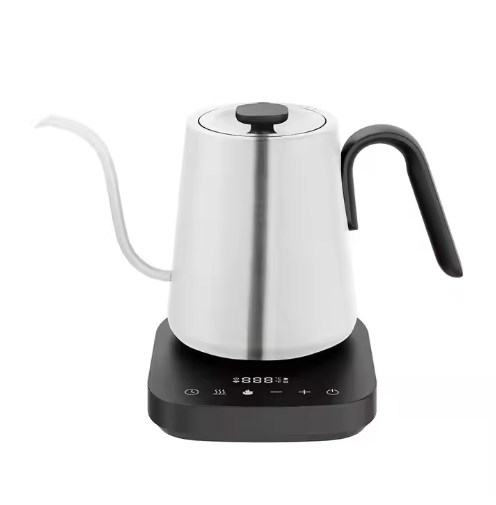 stainless steel  0.8L intelligent tea pouring coffee gooseneck pot