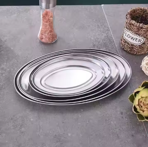 Stainless steel plate 28CM-60CM