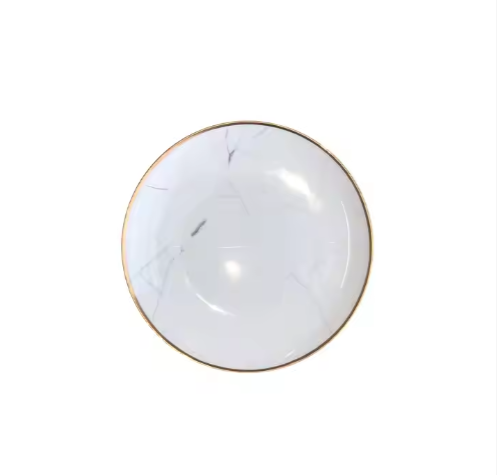 Ceramic plate embossed ceramic plate