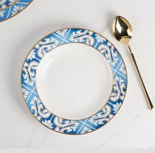 Blue and White Plates Dishes