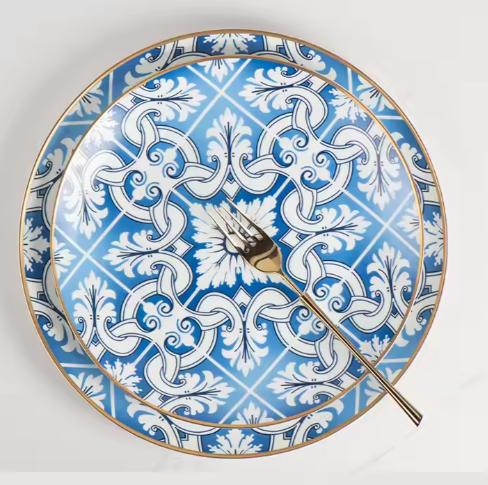 Blue and White Plates Dishes