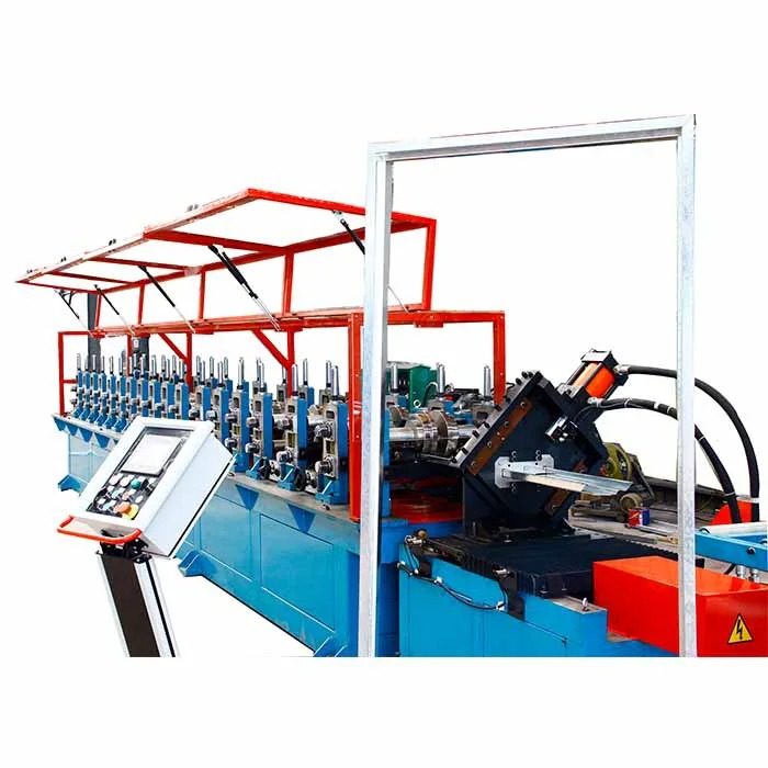 Metal door frame roll forming machine