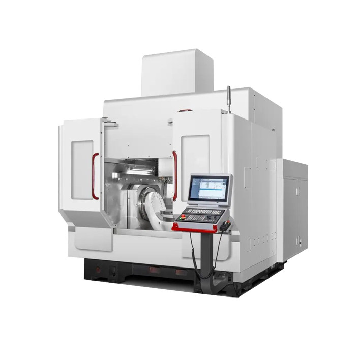 Cradle style five axis machining center
