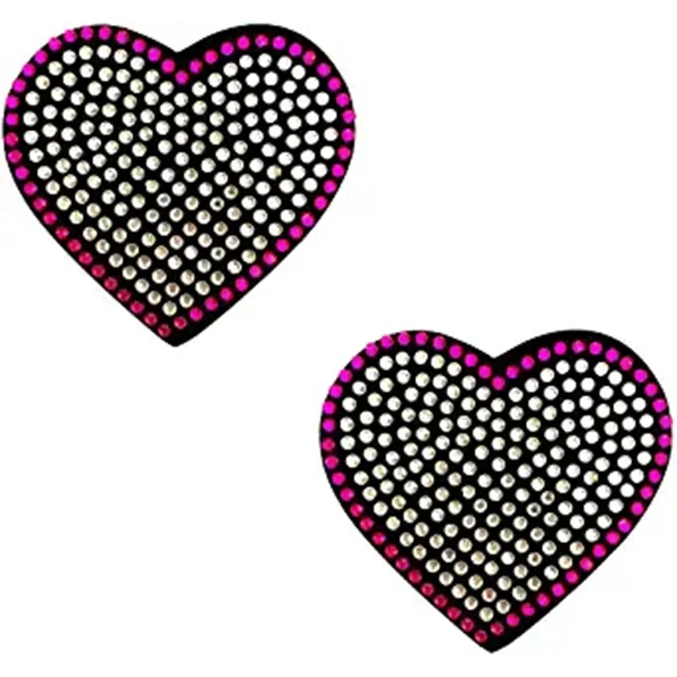 Wholesale Glitter Pasties Star Shaped Reusable Adhesive Nipple Cover