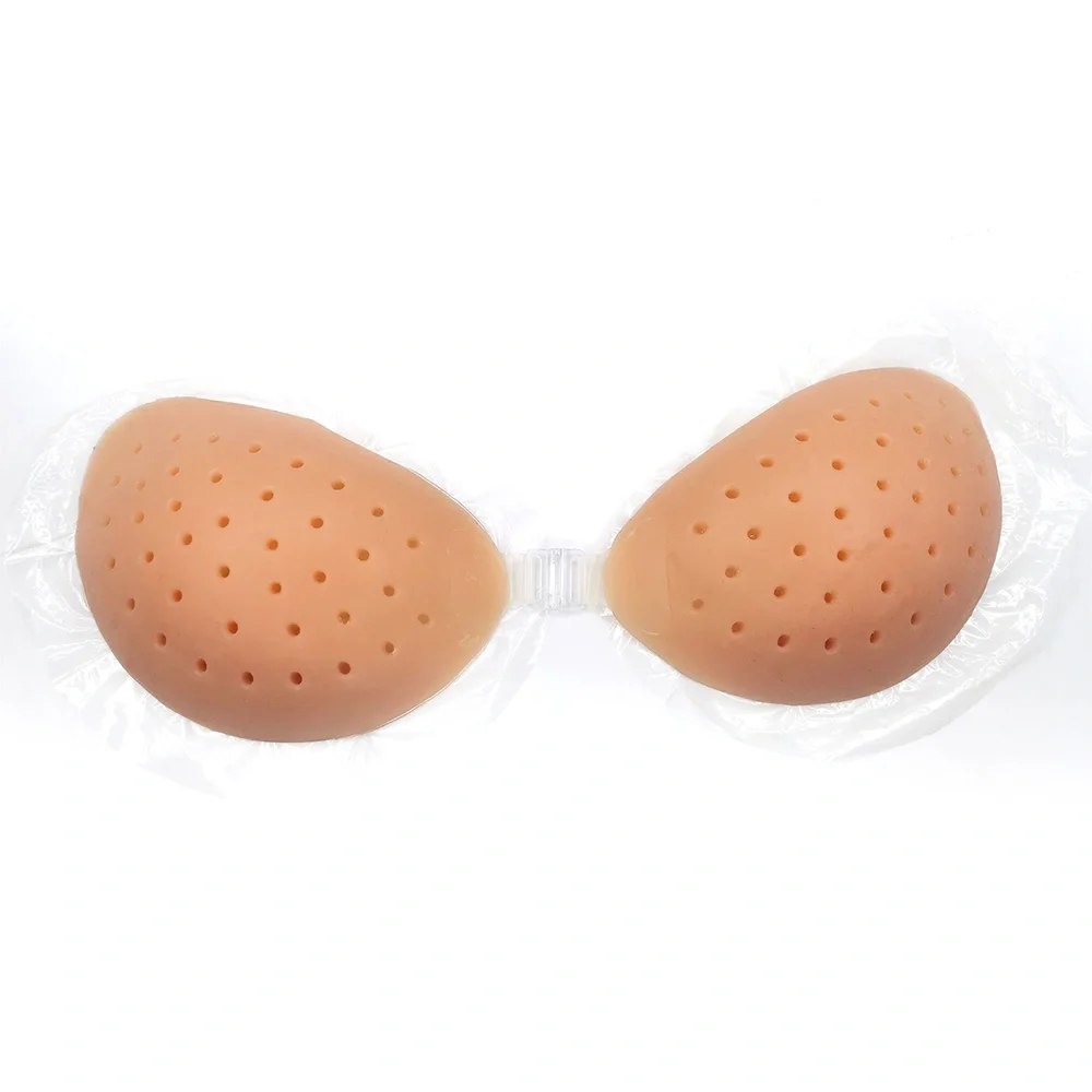 Perforated Silicone Strapless Bra