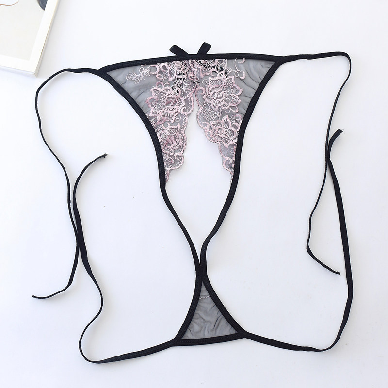 Wholesale Lingerie Breathable Lace Thong Women Seamless Panties