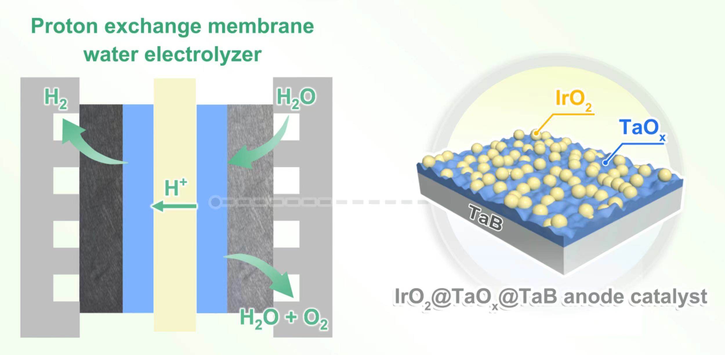 Xiaoxin Zou's research group, Advanced Materials: Research on low iridium of catalytic layer in proton exchange membrane electrolyzer