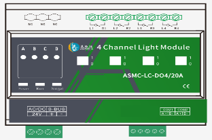 4路照明模块-20A