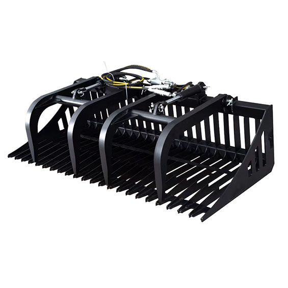 Slip hydraulic rake
