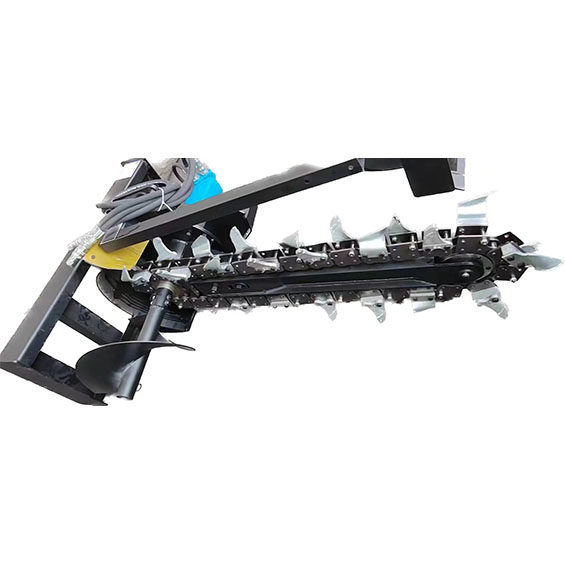 Slip trenching machine