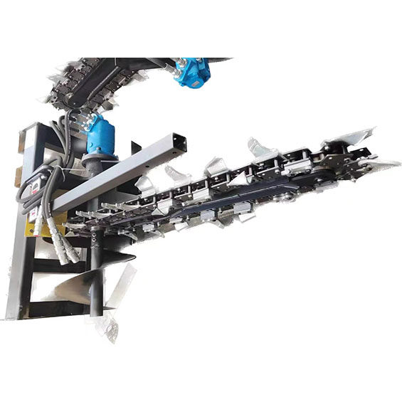 Slip trenching machine