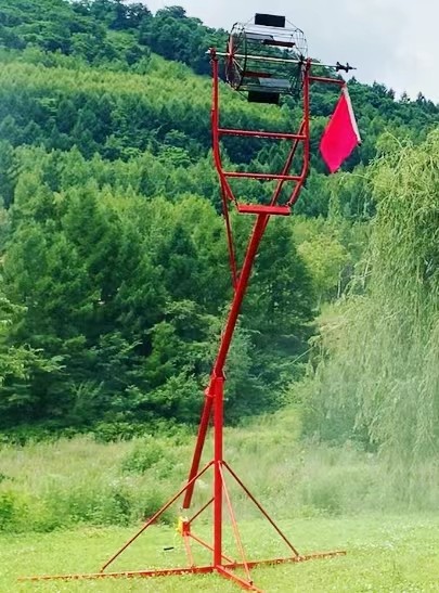 模拟树冠火升降架