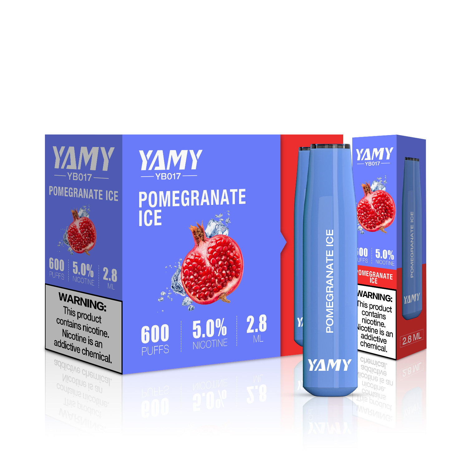 Yamy vape YB017  600 puffs