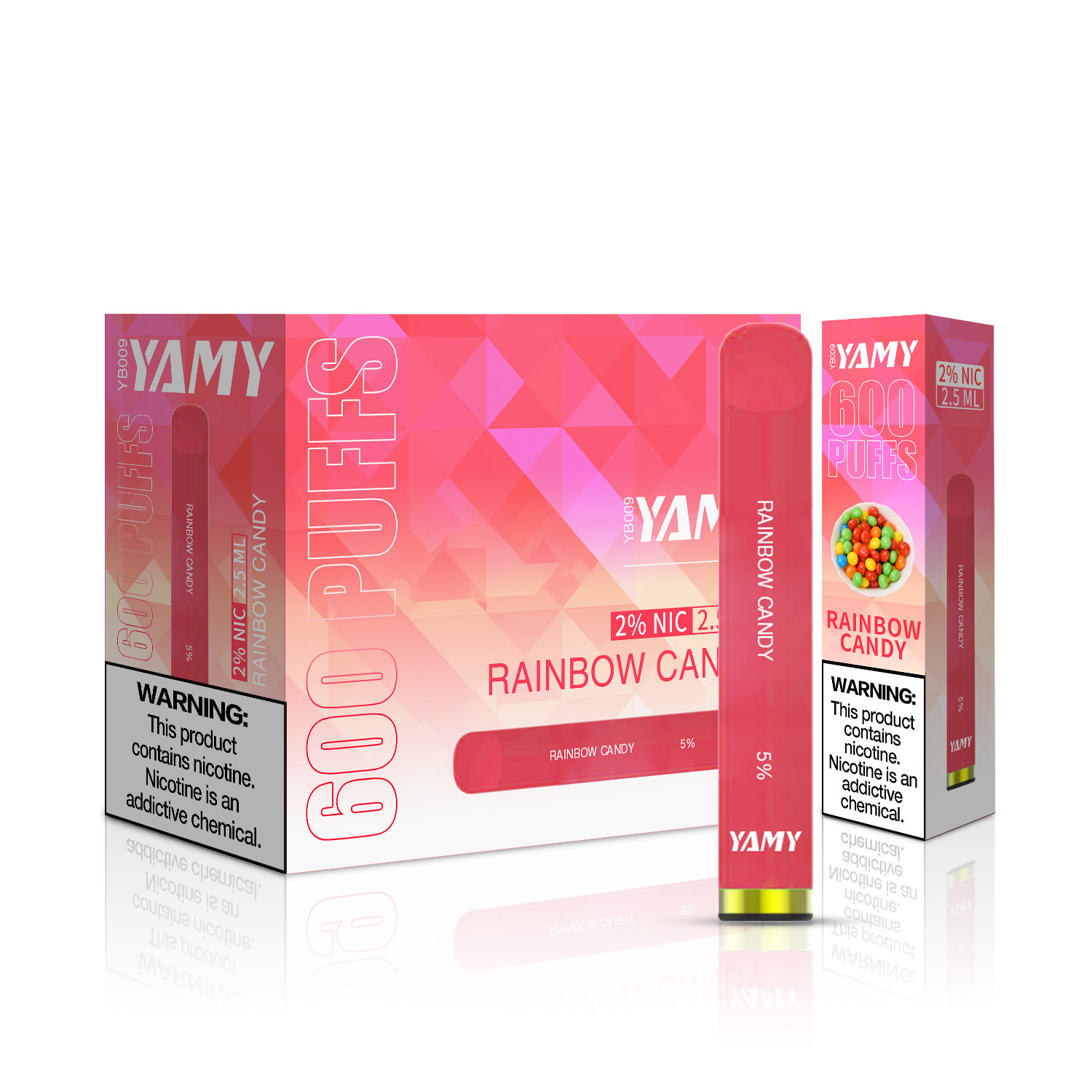 Yamy vape YB009  600 puffs