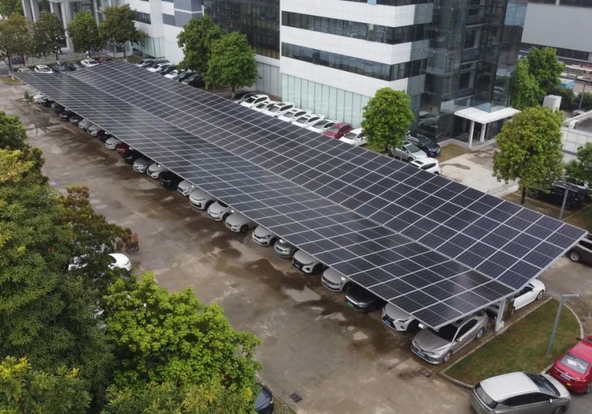 中国福建カーポート案件140.4kW