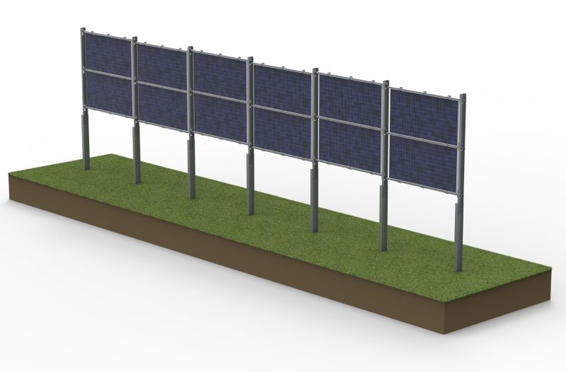 Single Row Tracking System