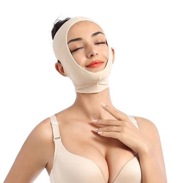Silver Fiber V-Line Lifting Mask