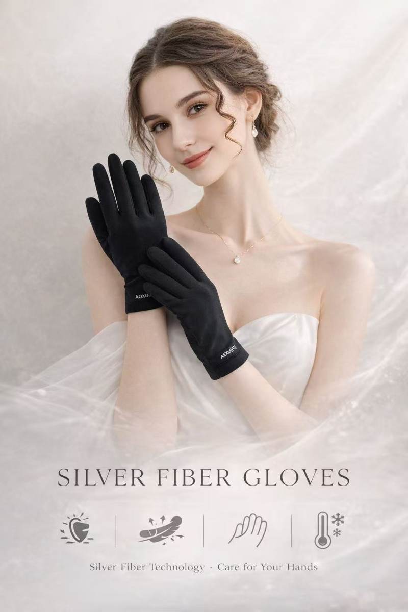Silver Fiber Gloves