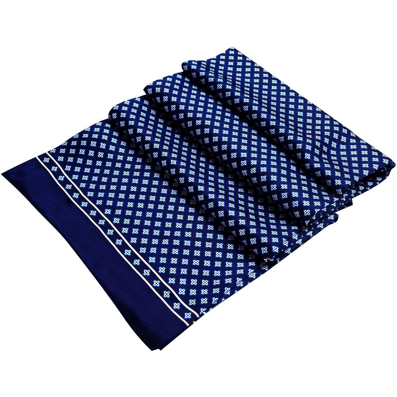 Lonxu Fashion Mens 100% Silk Long Scarf/Cravat Scarives Double Layer