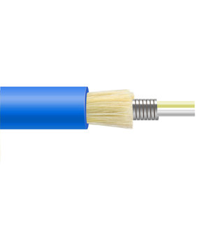 Round Duplex Armored Fiber Optic Patch Cable