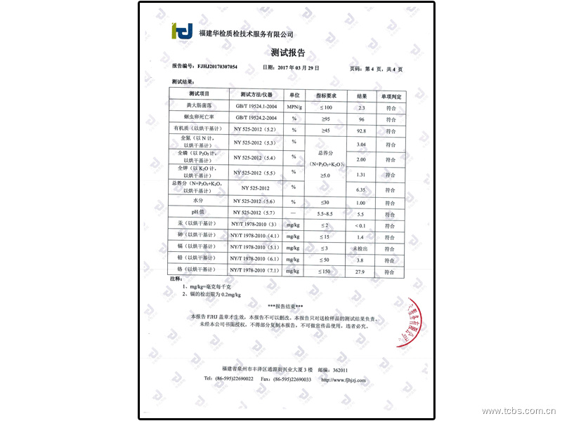 土壤檢測(cè)報(bào)告