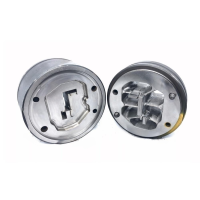 Aluminum profile extrusion mold for the rear frame of building aluminum profile swing doors