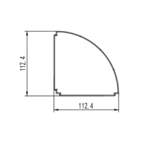 Aluminum alloy corner aluminum profile extrusion mold