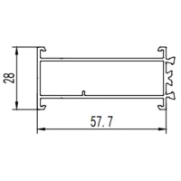 Aluminum profile extrusion mold for broken bridge aluminum insulated doors and windows