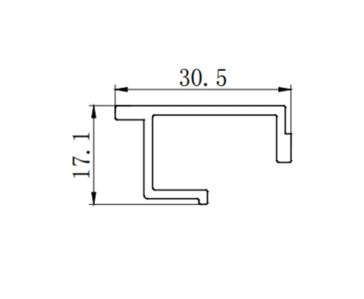 Aluminum alloy bathroom aluminum profile extrusion mold
