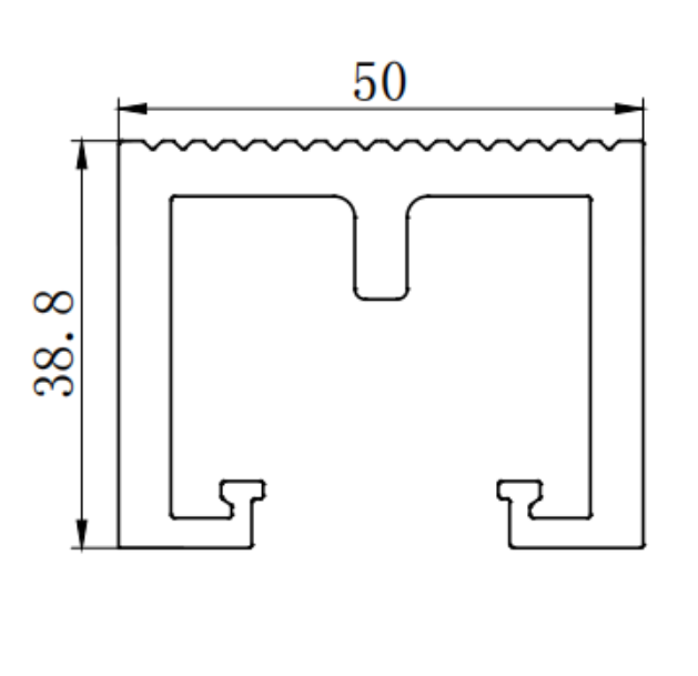 Aluminum alloy bathroom aluminum profile extrusion mold